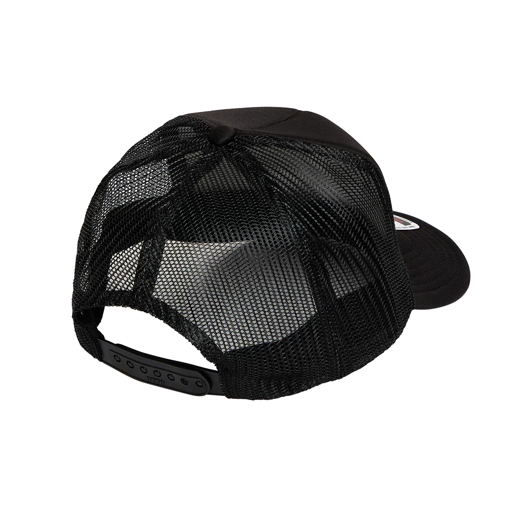 NAME THREE TRUCKER CAP - Black - Image 4